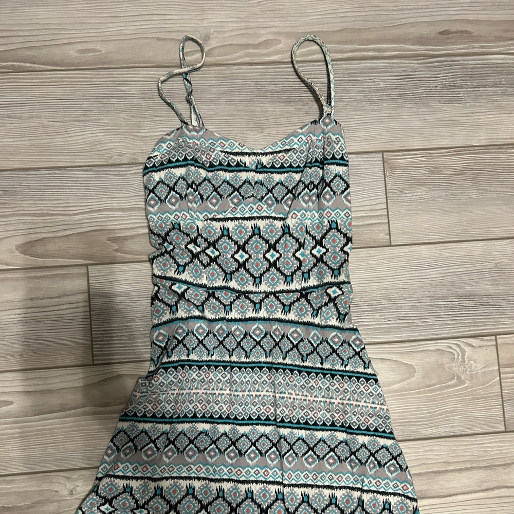Aeropostale geometric dress no tags can blue